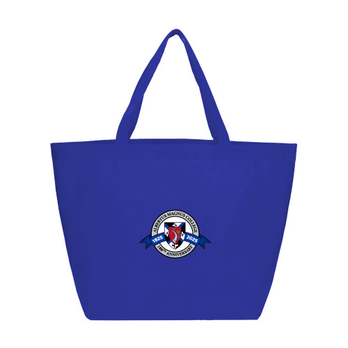  Yaya Non Woven Royal Shopper Tote - Albertus Magnus College 100th Anniversary Seal