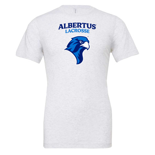  Bella + Canvas Ash Grey Jersey Cotton T Shirt - Albertus Magnus Lacrosse