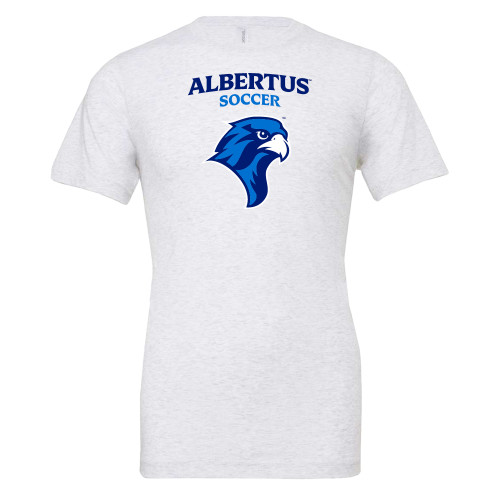  Bella + Canvas Ash Grey Jersey Cotton T Shirt - Albertus Magnus Soccer