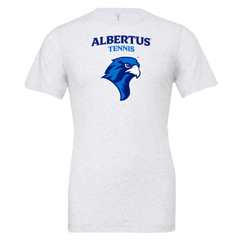  Bella + Canvas Ash Grey Jersey Cotton T Shirt - Albertus Magnus Tennis
