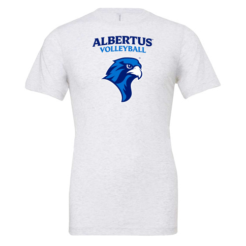  Bella + Canvas Ash Grey Jersey Cotton T Shirt - Albertus Magnus Volleyball