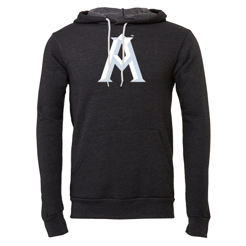  Bella + Canvas Dark Grey Heather Fleece Hood - Albertus Magnus A
