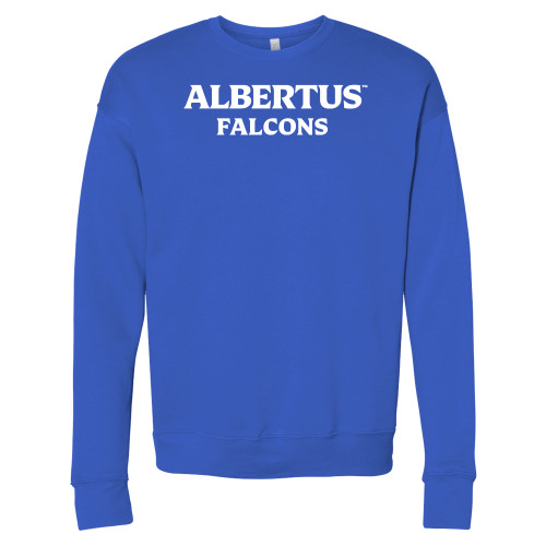  Bella + Canvas Royal Fleece Crew - Albertus Magnus Falcons Wordmark