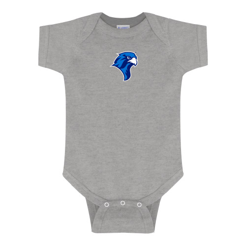  Grey Infant Onesie - Albertus Magnus Falcon Head