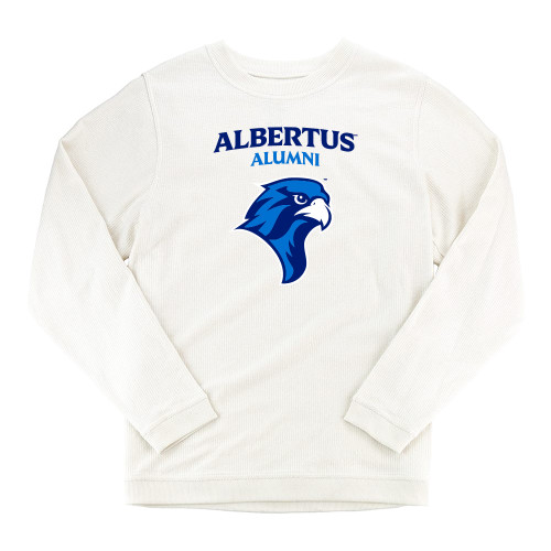  Boxercraft Womens Cream Corded Crew - Albertus Magnus Alumni