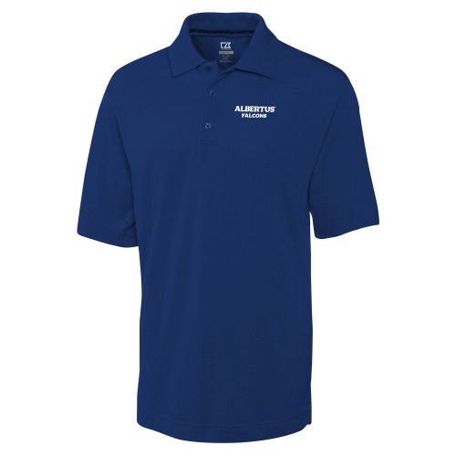  C&B Royal Advantage TriBlend Pique Polo - Albertus Magnus Falcons Wordmark