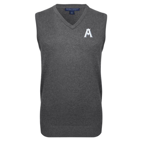  Charcoal VNeck Sweater Vest - Albertus Magnus A
