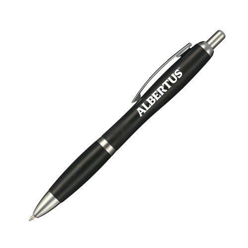  Nash Wheat Straw Ballpoint Black Pen - Albertus Magnus Wordmark