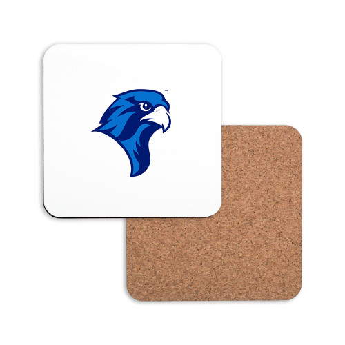  Hardboard Coaster w/Cork Backing - Albertus Magnus Falcon Head