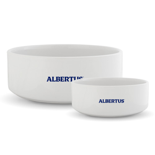  Ceramic Dog Bowl - Albertus Magnus Falcon Head