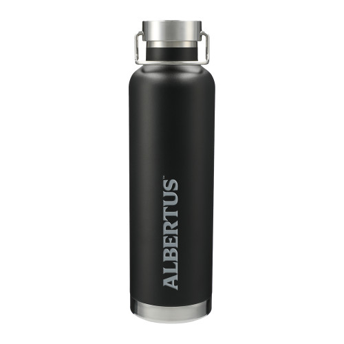  Thor Copper Vacuum Insulated Black Bottle 32oz - Albertus Magnus Wordmark Engraved