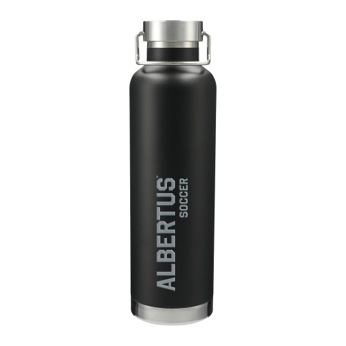  Thor Copper Vacuum Insulated Black Bottle 32oz - Albertus Magnus Soccer Engraved