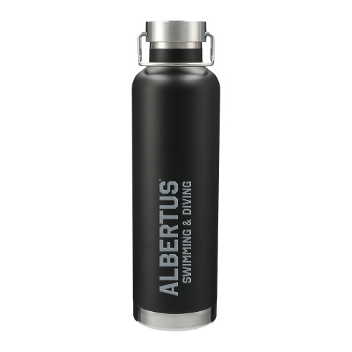 Thor Copper Vacuum Insulated Black Bottle 32oz - Albertus Magnus Swim and Dive Engraved