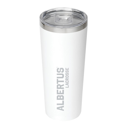  Thor Vacuum Insulated White Tumbler 22oz - Albertus Magnus Lacrosse Engraved