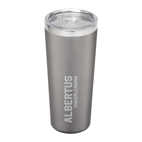  Thor Vacuum Insulated Grey Tumbler 22oz - Albertus Magnus Cheerleading Engraved