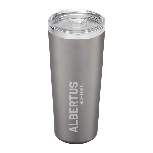  Thor Vacuum Insulated Grey Tumbler 22oz - Albertus Magnus Softball Engraved
