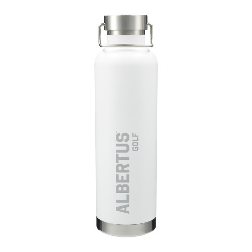  Thor Copper Vacuum Insulated White Bottle 32oz - Albertus Magnus Golf Engraved