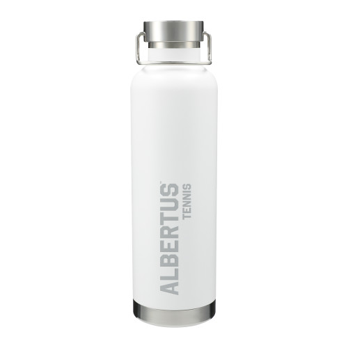  Thor Copper Vacuum Insulated White Bottle 32oz - Albertus Magnus Tennis Engraved