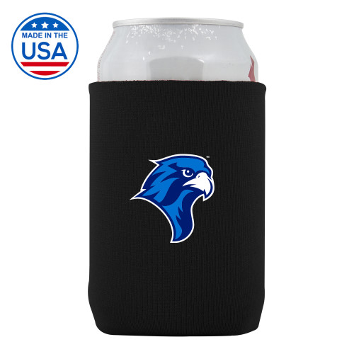  Neoprene Black Can Holder - Albertus Magnus Falcon Head