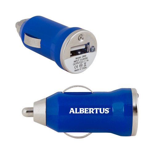  On the Go Royal Car Charger - Albertus Magnus Wordmark