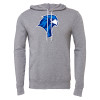 Thumbnail image for  Bella + Canvas Heather Grey Fleece Hood