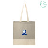 Thumbnail image for  Split Recycled Grey Cotton Twill Convention Tote
