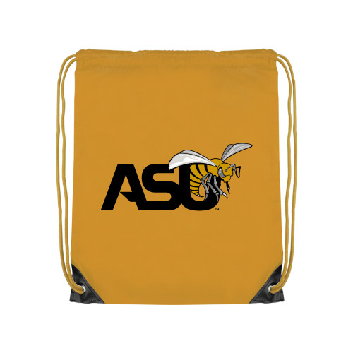  Gold Drawstring Backpack - Official Logo