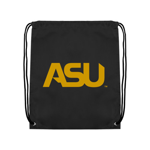  Black Drawstring Backpack - ASU