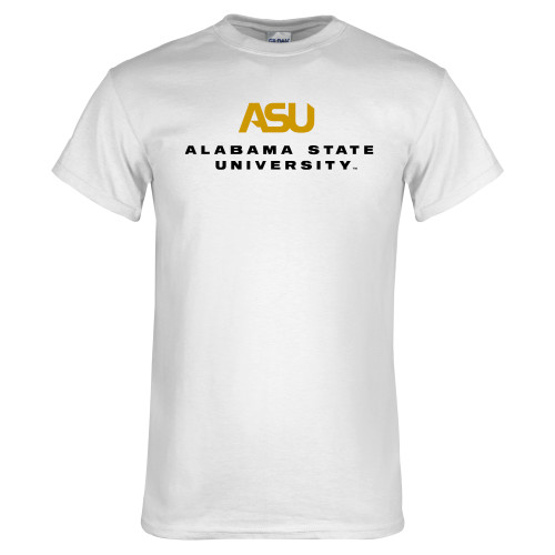  White T Shirt - ASU Alabama State University