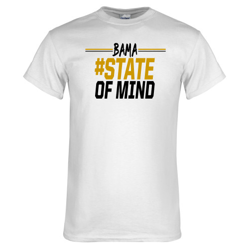  White T Shirt - Bama State of Mind