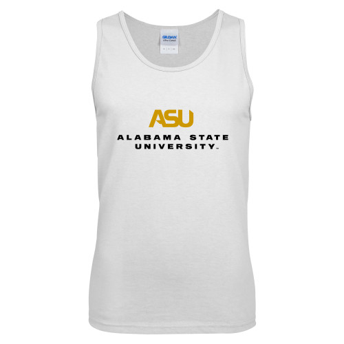  White Tank Top - ASU Alabama State University