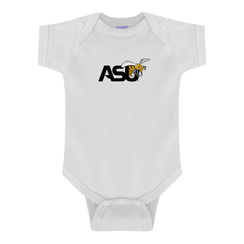  White Infant Onesie - Official Logo