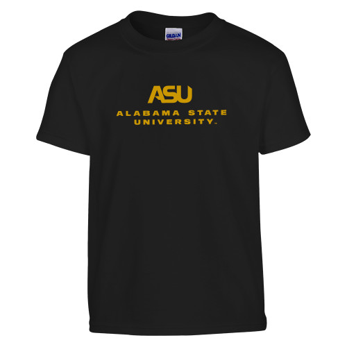  Youth Black T Shirt - ASU Alabama State University