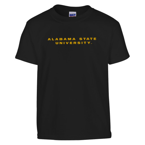  Youth Black T Shirt - Alabama State University