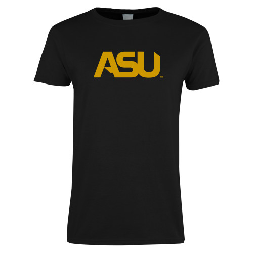  Womens Black Short Sleeve Tee - ASU