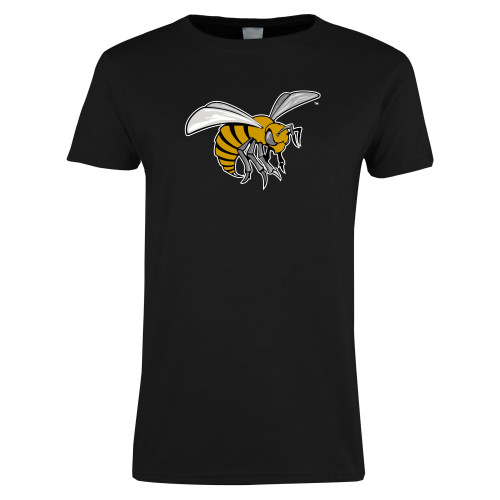  Womens Black Short Sleeve Tee - Hornet