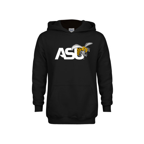  Youth Black Fleece Hoodie - Official Logo