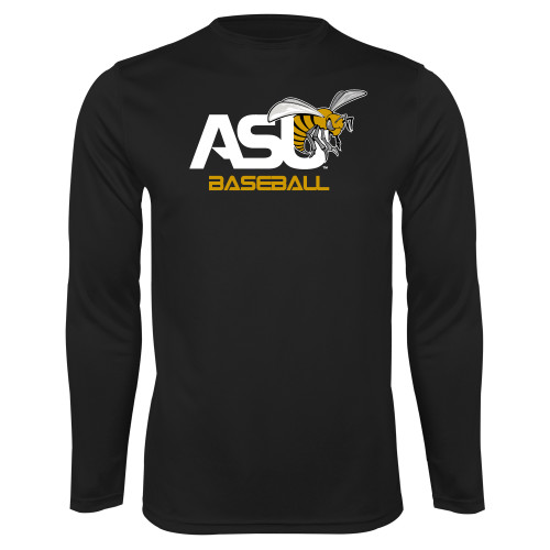  Black Performance Long Sleeve Shirt - Baseball