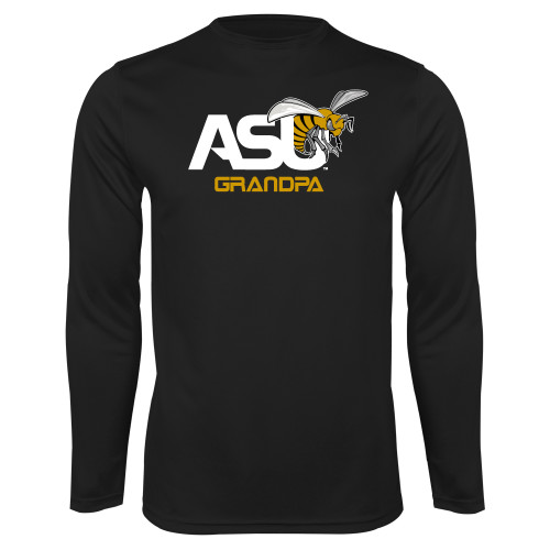  Black Performance Long Sleeve Shirt - Grandpa