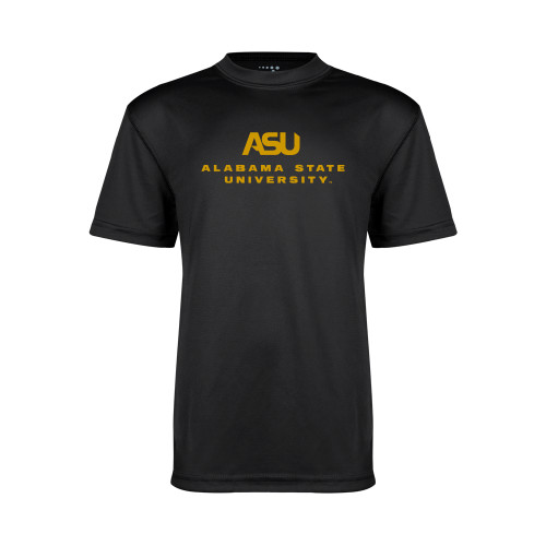  Youth Performance Black Tee - ASU Alabama State University