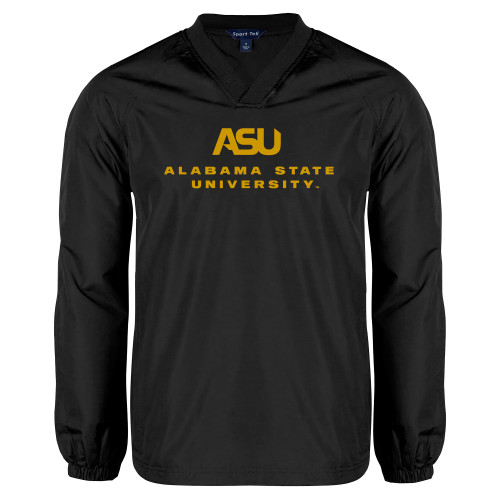  Black V Neck Raglan Windshirt - ASU Alabama State University