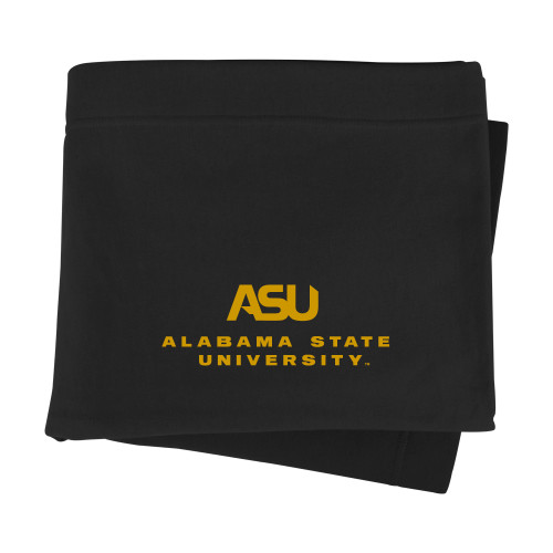  Black Sweatshirt Blanket - ASU Alabama State University
