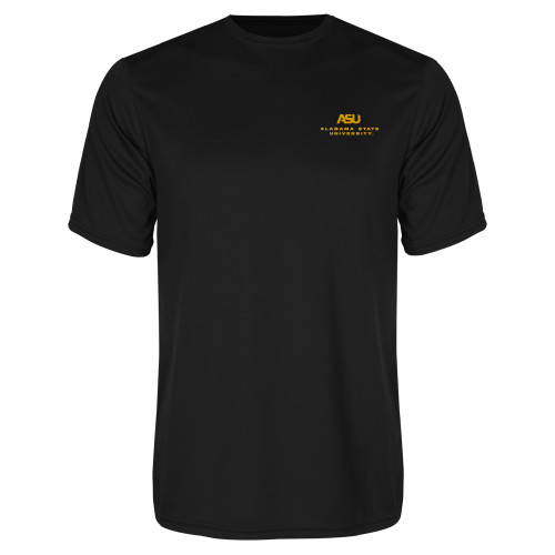  Black Performance Tee - ASU Alabama State University