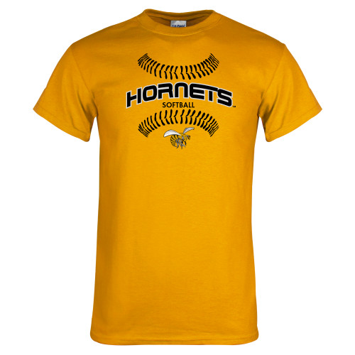  Gold T-Shirt - Softball Seams