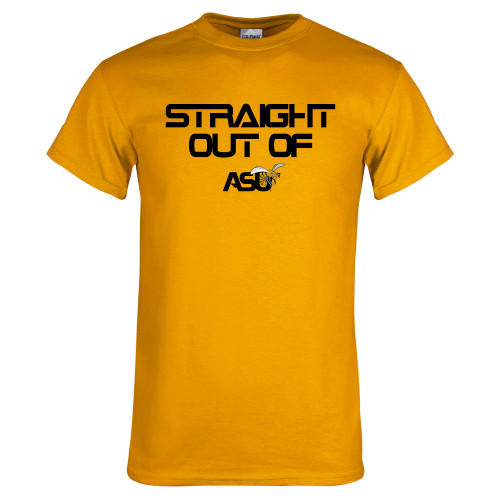 Gold T-Shirt - Straight Out of ASU