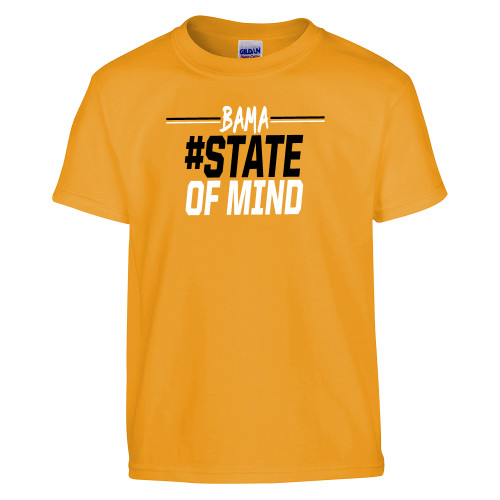  Youth Gold T-Shirt - Bama State of Mind