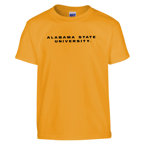  Youth Gold T-Shirt - Alabama State University