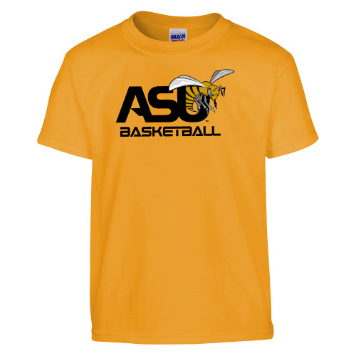  Youth Gold T-Shirt - Basketball