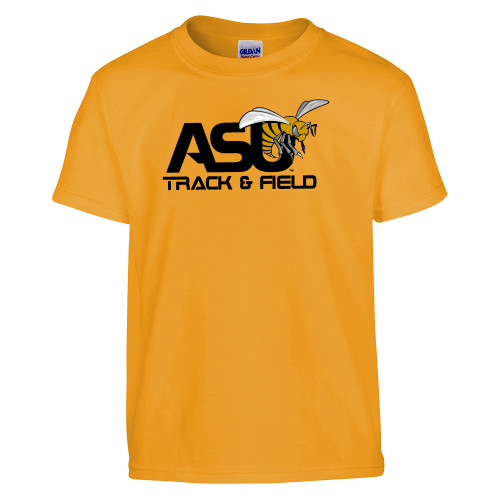  Youth Gold T-Shirt - Track and Field