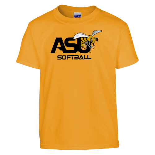  Youth Gold T-Shirt - Softball
